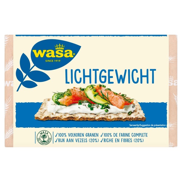 Wasa Knäckebröd  Lichtgewicht voorkant